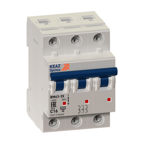 Выключатель нагрузки модульный OptiDin BM63P-340-УХЛ3 (ВМ63Р), 103895 Выключатель нагрузки модульный OptiDin BM63P-363-УХЛ3 (ВМ63Р), 103896
