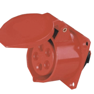 Розетка фланцевая 315-16А-6h-380AC-3P+PE+N-IP44, 222759