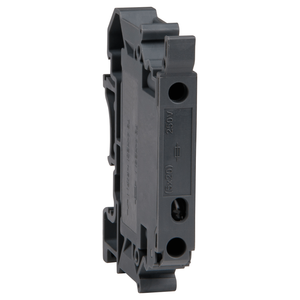 Клемма для предохранителей с индикатором OptiClip TB-4-HESILA-250V-(5x20)-6,3A-(0,5-6)-черный, 249887 Клемма для предохранителей с индикатором OptiClip TB-4-HESILA-250V-(5x20)-6,3A-(0,5-6)-черный, 249887